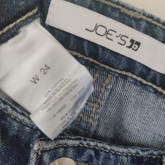 Joe’s Jeans fringed Shorts Size waist 24 - Picture 3 of 3